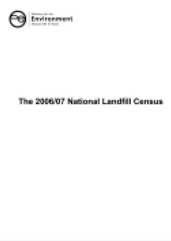 2006 07 national landfill census oct07