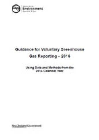 2016 greenhouse gas reporting guidance cover