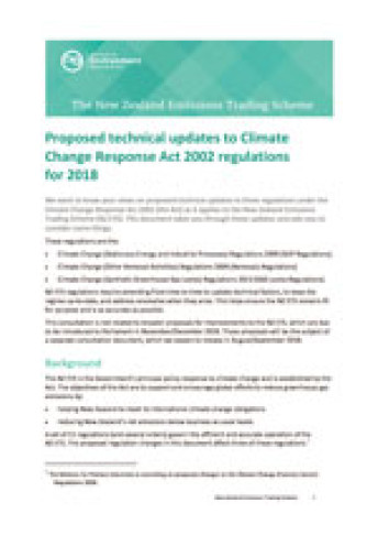 2018 regs update consultation doc cover