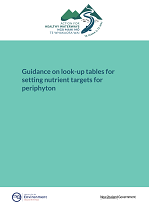 Action for healthy waterways guidance on look up tables for setting nutrient targets for periphyton cover thumbnail