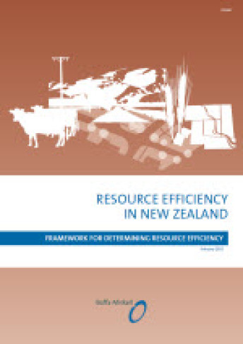Cover for framework for determining resource efficiency