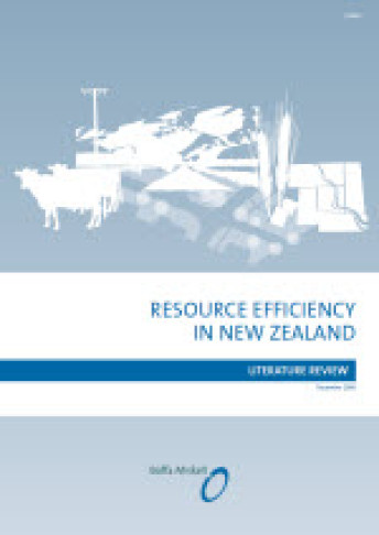 Cover for literature review resource efficiency in new zealand