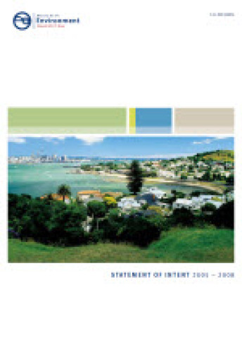 Cover for statement of intent 2005 2008