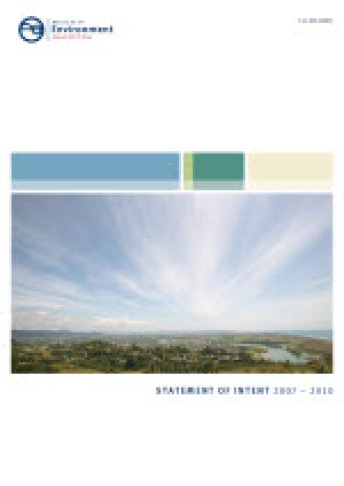 Cover for statement of intent 2007 2010