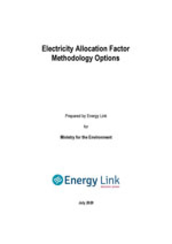 Cover of Electricity Allocation ModellingMethodologies thumbnail
