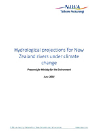 Cover of NIWA report web