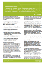 Emissions trading bulletin 5