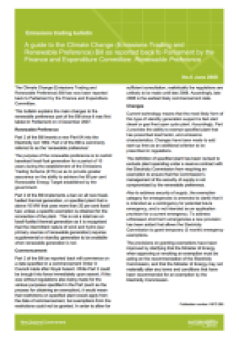 Emissions trading bulletin 6 0