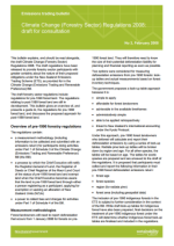 Emissions trading bulletin no 3