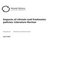 MWLR Impacts of climate and freshwater policies reformatted cover thumbnail