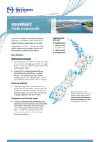 Our rivers trends in water quality Cover