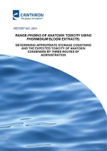 Range finding of Anatoxin toxicity using Phormidium Bloom extracts cover thumbnail