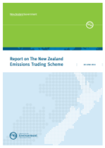 Report on the New Zealand Emissions Trading Scheme 2011 cover