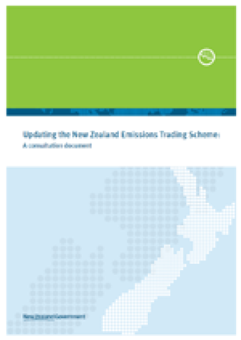 Updating the New Zealand Emissions Trading Scheme cover 0