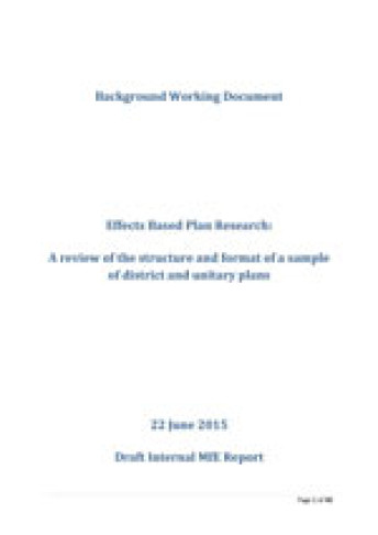 Web Cover NPT Effects based plans Report