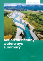 action for healthy waterways summary cover