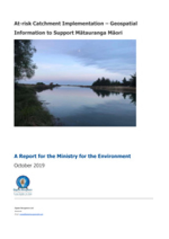 at risk catchment implementation geo spatial information cover web