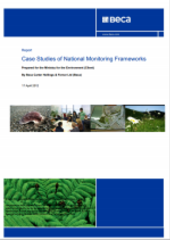 case studies national monitoring frameworks