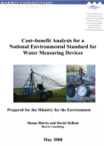 cost benefit analysis nes water measuring devices may08