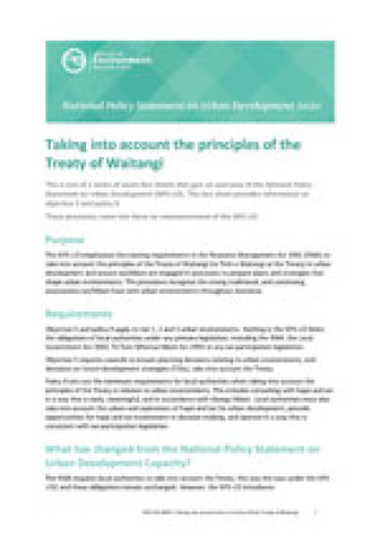 cover Treaty of Waitangi fact sheet