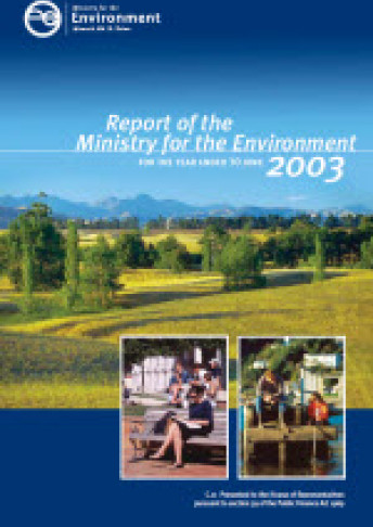 cover for report of the mfe for year ended 30 june 2003