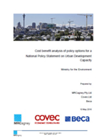 cover of nps udc cost benefit analysis