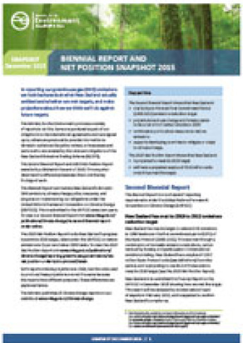 Biennial report and net position snapshot 2015 | Ministry for the ...