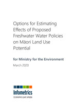 Options for estimating effects of proposed freshwater policies on Māori ...