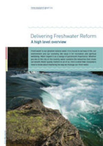 delivering freshwater reform cover