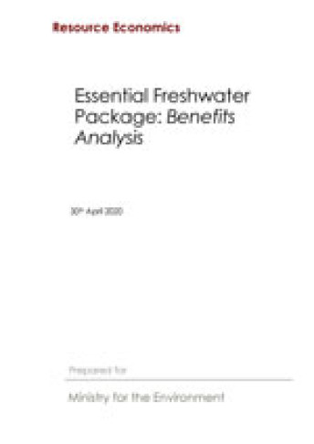 essential freshwater package benefits analysis cover thumbnail