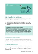 essential freshwater stock exclusion factsheet thumbnail