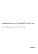 freshwater science and technical advisory group report cover