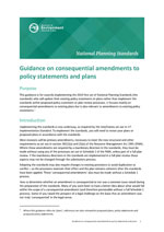 guidance on consequential amendments statements and plans cover thumbnail