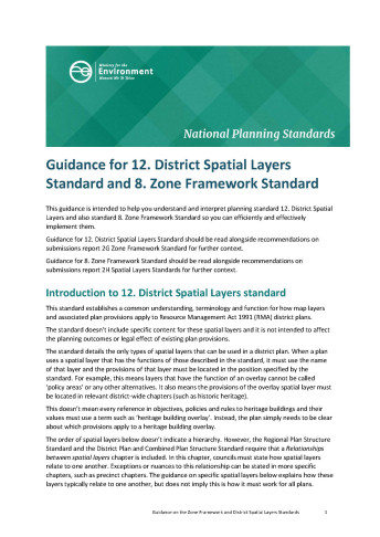 guidance on zone framework andtrict spatial layers standards 1