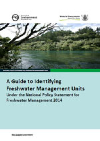 guide to freshwater management units cover
