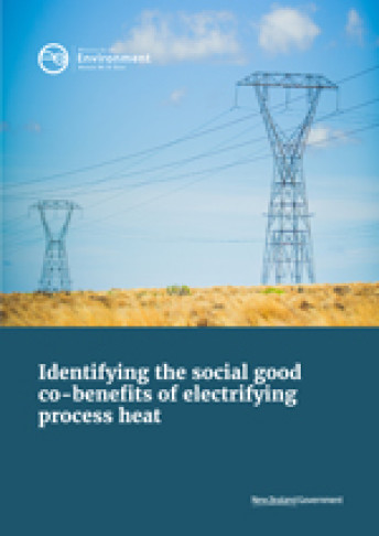 identifying cobenefits of electrifying process heat cover web