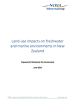 land use impacts on freshwater and marine environments cover