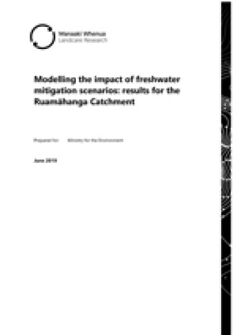 modelling impact of freshwater mitigation scenarios cover web