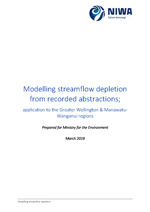 modelling streamflow depletion cover web