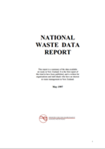 nat waste data report may97