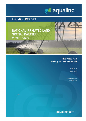 national irrigated land spacial dataset cover