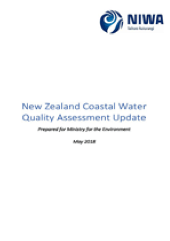new zealand coastal water quality assessment update cover