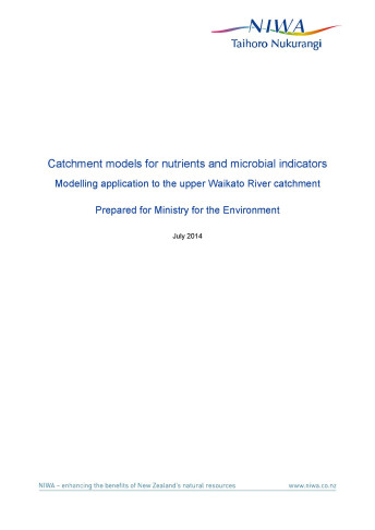 niwa catchment models jul14 cover