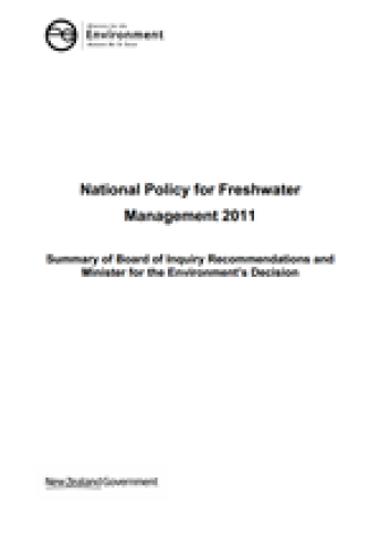 nps freshwater mgnt summary