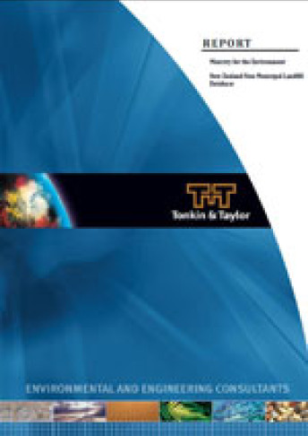 nz nonmunicipal landfill database report final cover