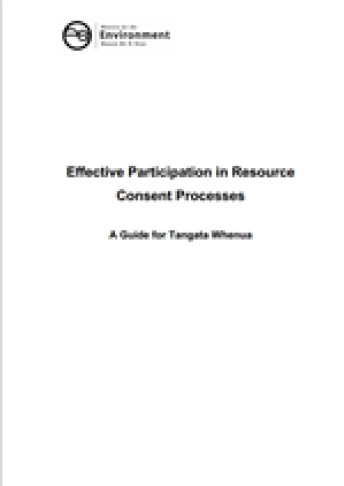 participation resource consent tangata whenua mar05