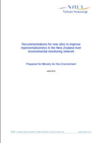 recommendations for new river environmental monitoring sites cover