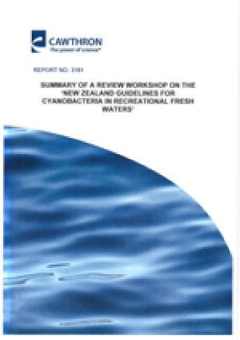 review of cyanobacteria guidelines cover web