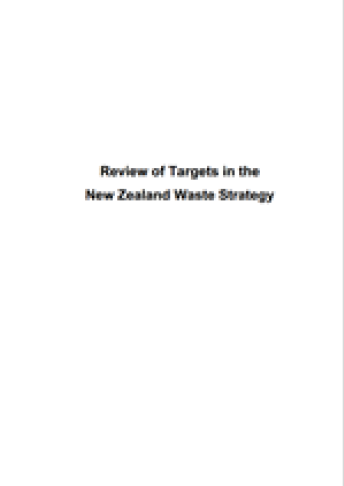review waste strategy targets feb04
