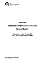 revisedNESforAirQuality evaluationUnderSection32ofTheRMA cover